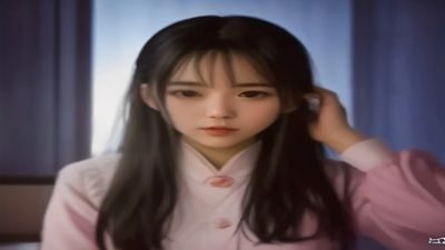 情感纪录片男女视频预告封面：一对年轻情侣在城市街头相视而笑，暖色调黄昏光线，画面温馨自然